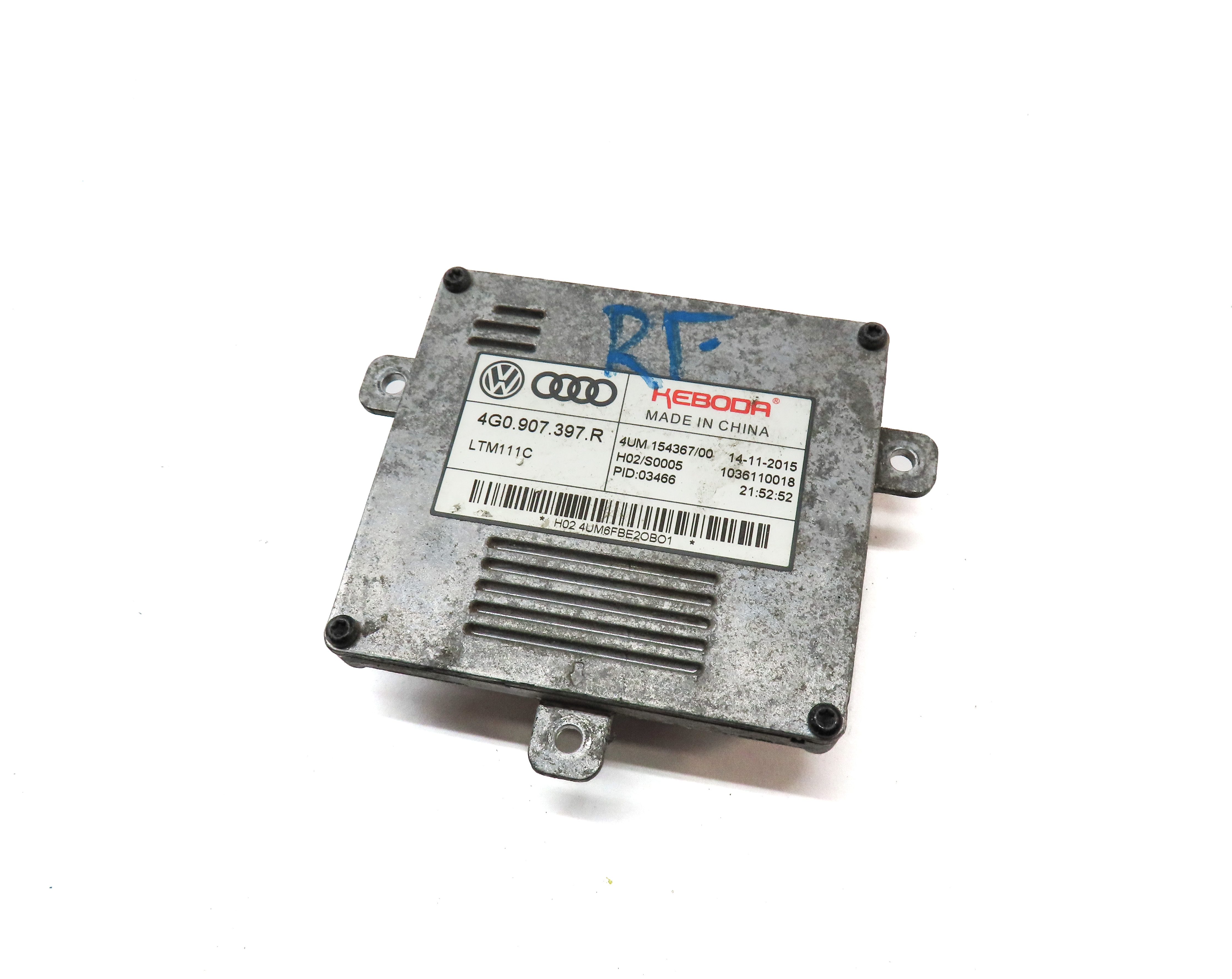 2016 AUDI Q3 (8U) FRONT RIGHT PASSENGER HEADLIGHT HEAD LIGHT LAMP XENON BALLAST — exact item pictured